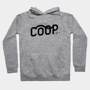 COOP CO Wordmark in Black Hoodie